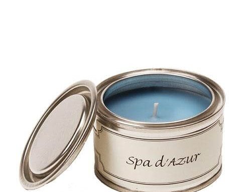 4oz Spa D’Azur Tin Candles