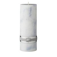 Blue Marble Pillar Candle 20cm x 7cm 200x200 - Pillar Candles