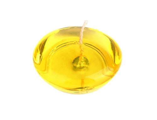 Clear Yellow Gel Floating Candles